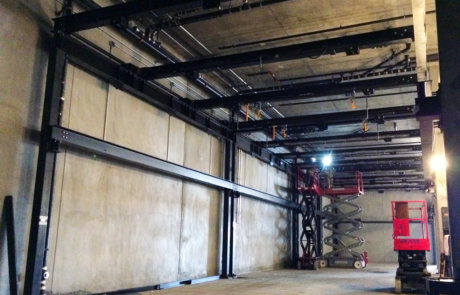 automated parking system structure