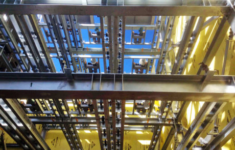 automated parking system structure