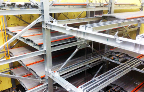 automated parking system structure