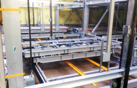 automated parking system structure