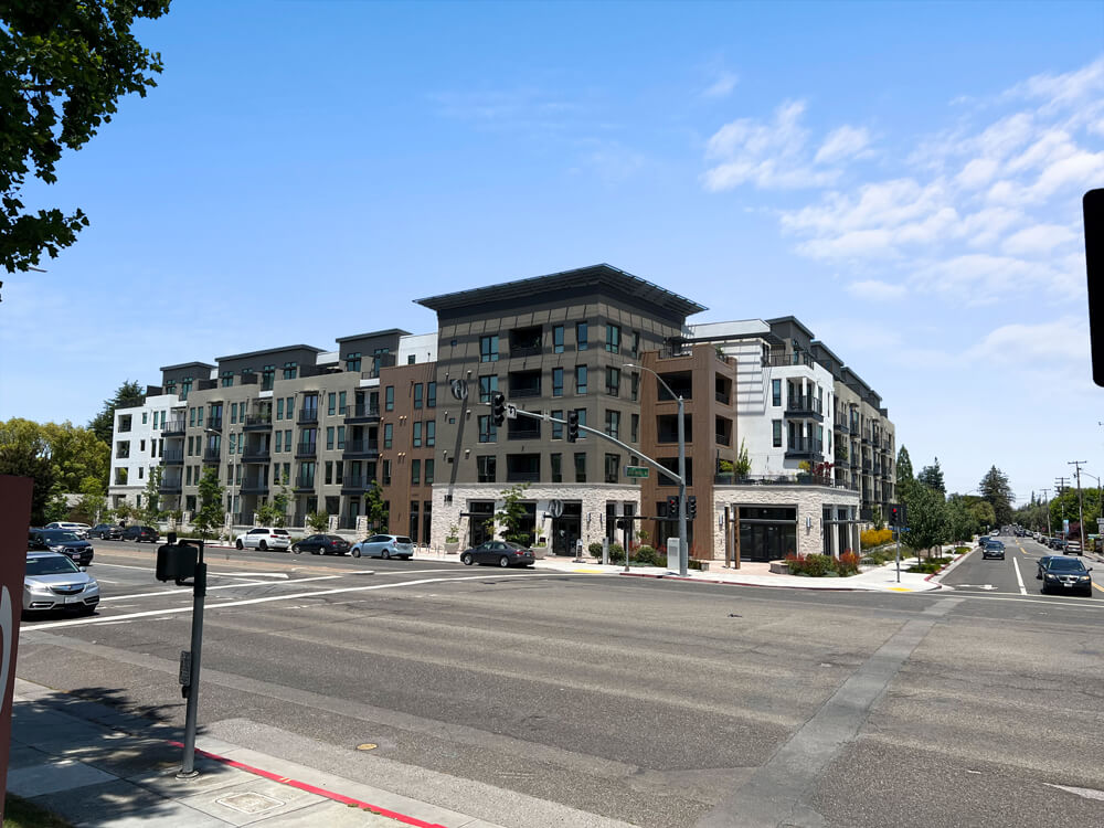 automated parking in luxury residential development