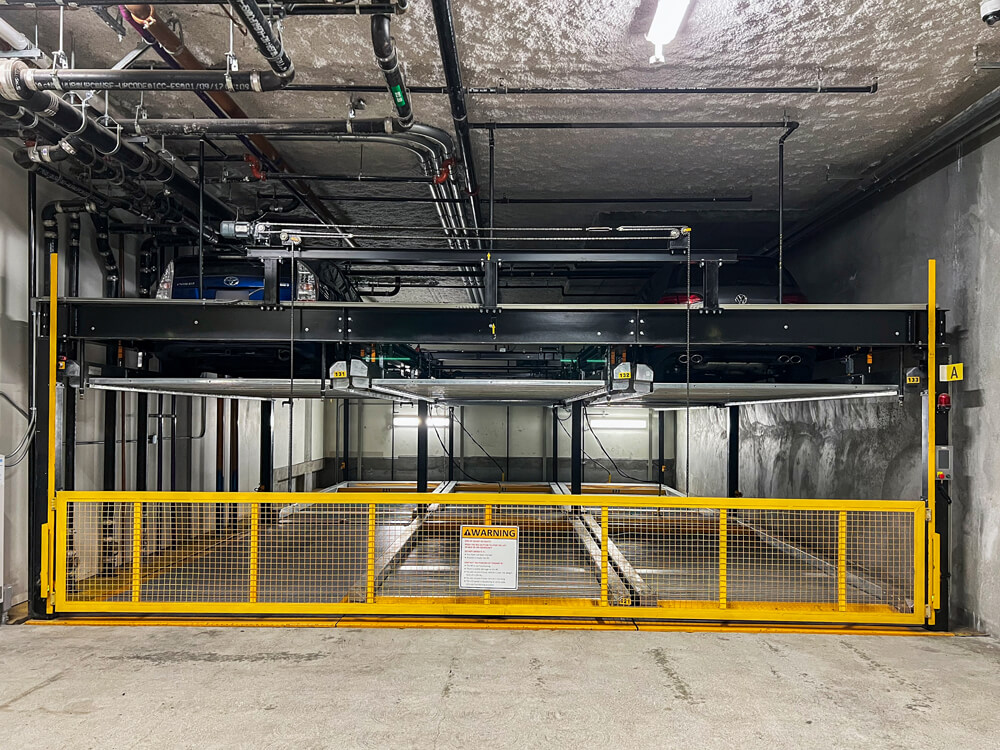 tandem deep puzzle parking system design